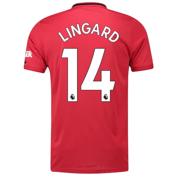 Camiseta Manchester United NO.14 Lingard Replica Primera Ropa 2019/20 Rojo